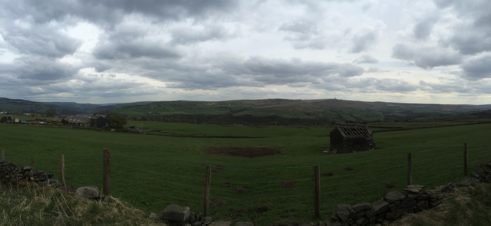 Top of the hill out of Hebdon Bridge