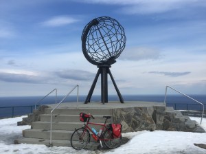 Nordkapp - Smaug made it - that's the name of my bike, from Oxford Bike Works