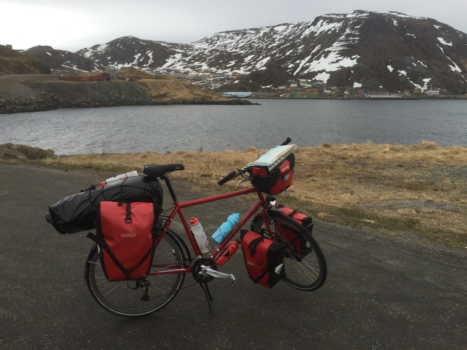 Packed and ready to pedal