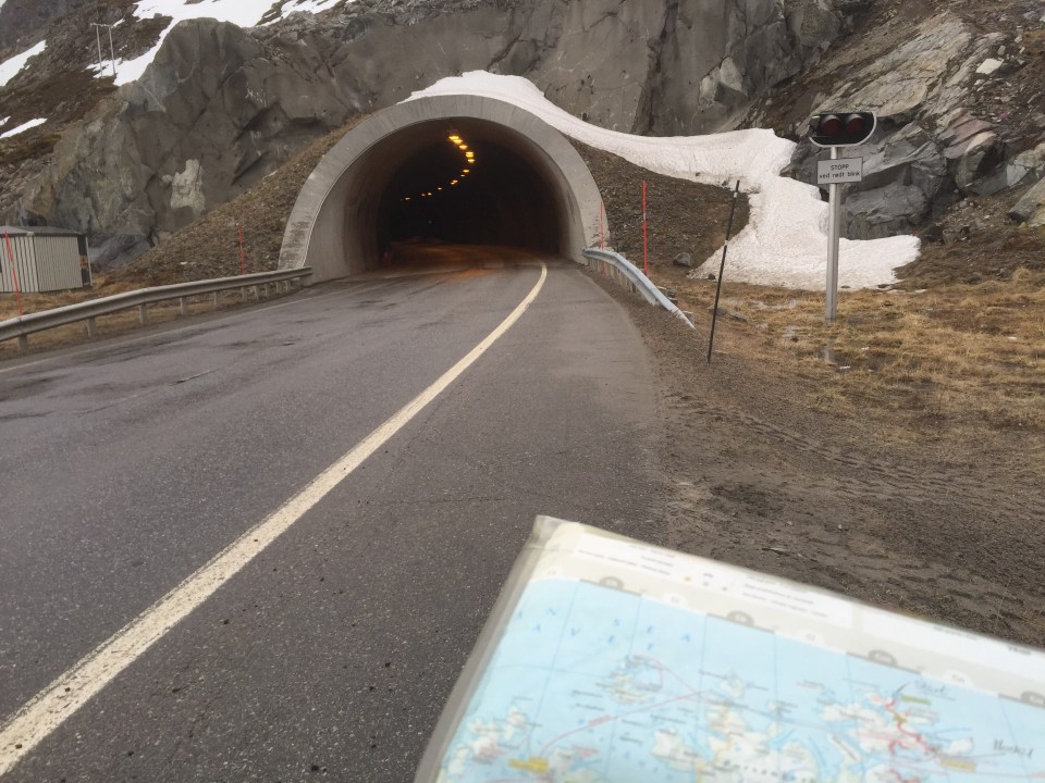 Honningsvag tunnel entrance