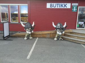Olderfjord campsite troll guards