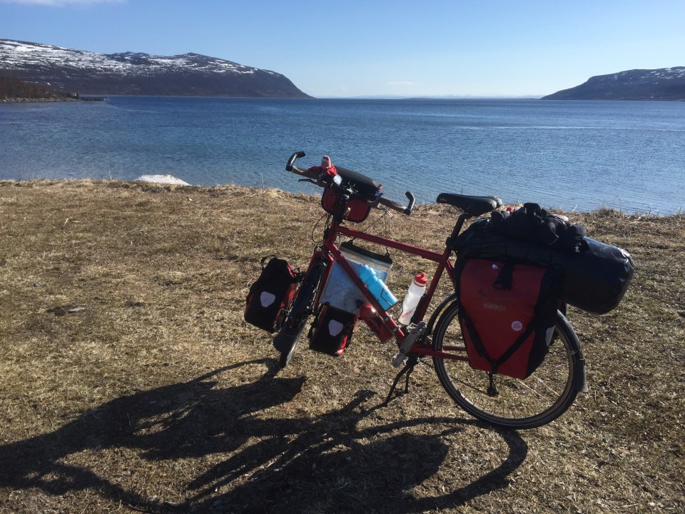 Packed and ready to pedal to Lakselv 2