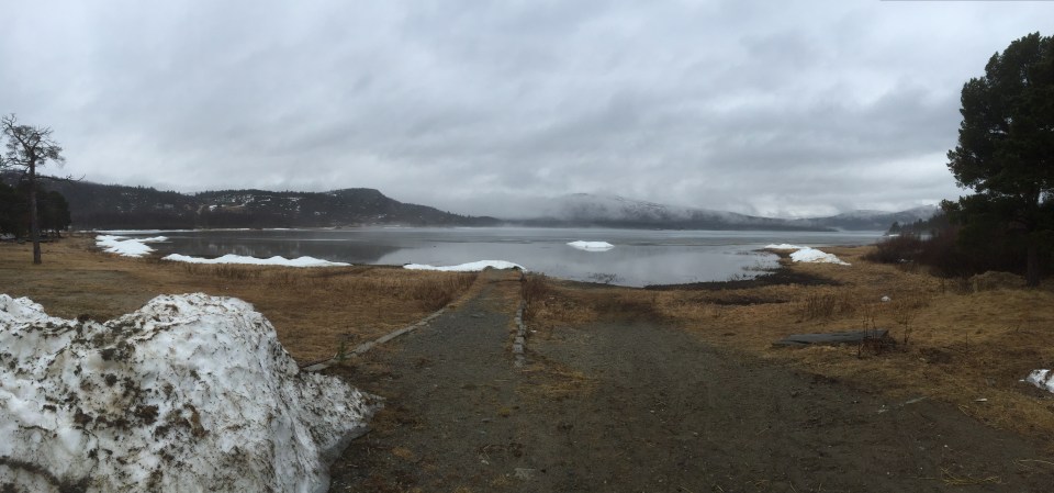 Cloudy and raining in Skoganvarre