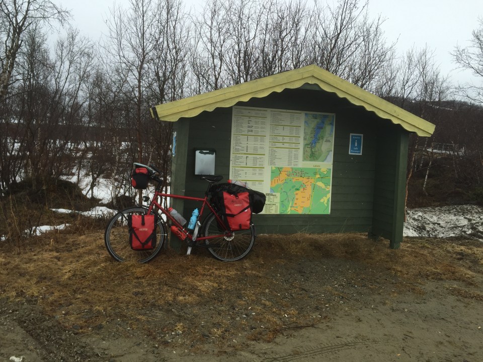 There are lots of these roadside tourist info stops, usually with loos, but they're still closed