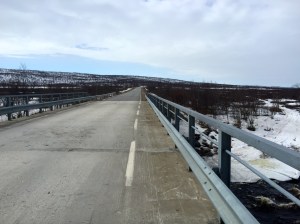 Bridge crossing - more Arctic Tundra on the menu