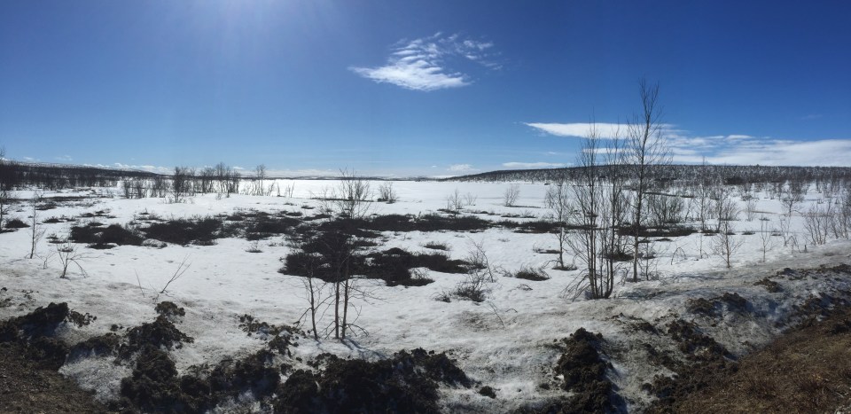 Blue skies make everything sparkle