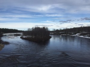 Island in the river, Finland