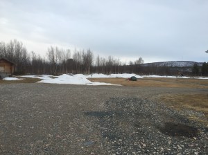 Deserted campsite in Karaesuando