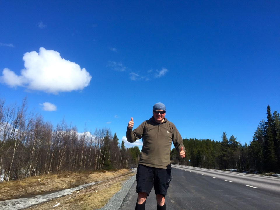 Double thumbs up pirate pose of the day