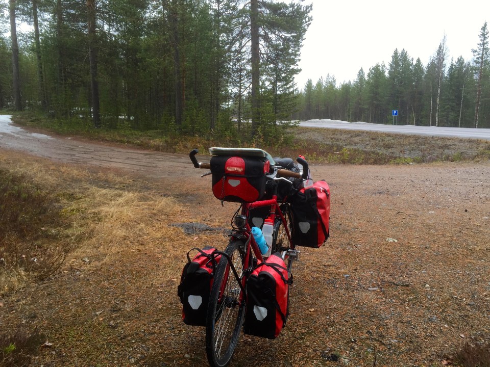 Wet day riding