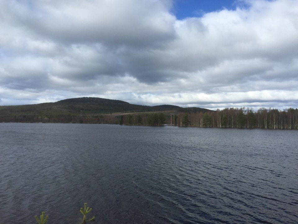 Cloudy day but sun attempting to make an appearance