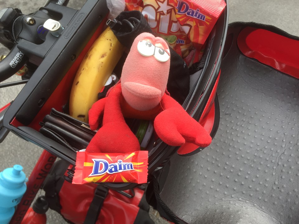 Lobster providing Dime bar energy top up