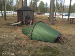Camping at First Camp in Lulea