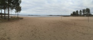 Beach scene at First Camp