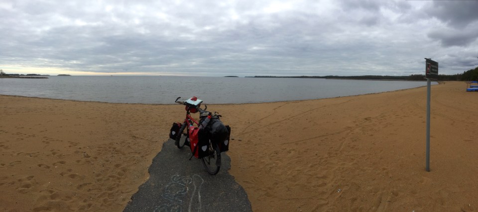 Looking out over the Gulf of Bothnia, very peaceful