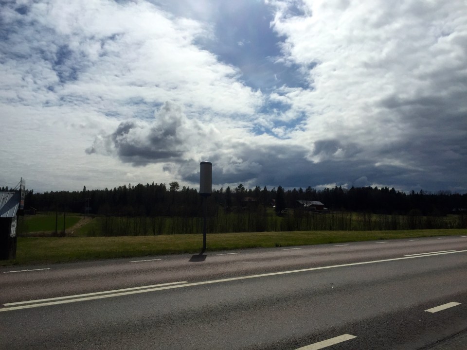 Swedish speed camera - but different looking to the ones in the UK
