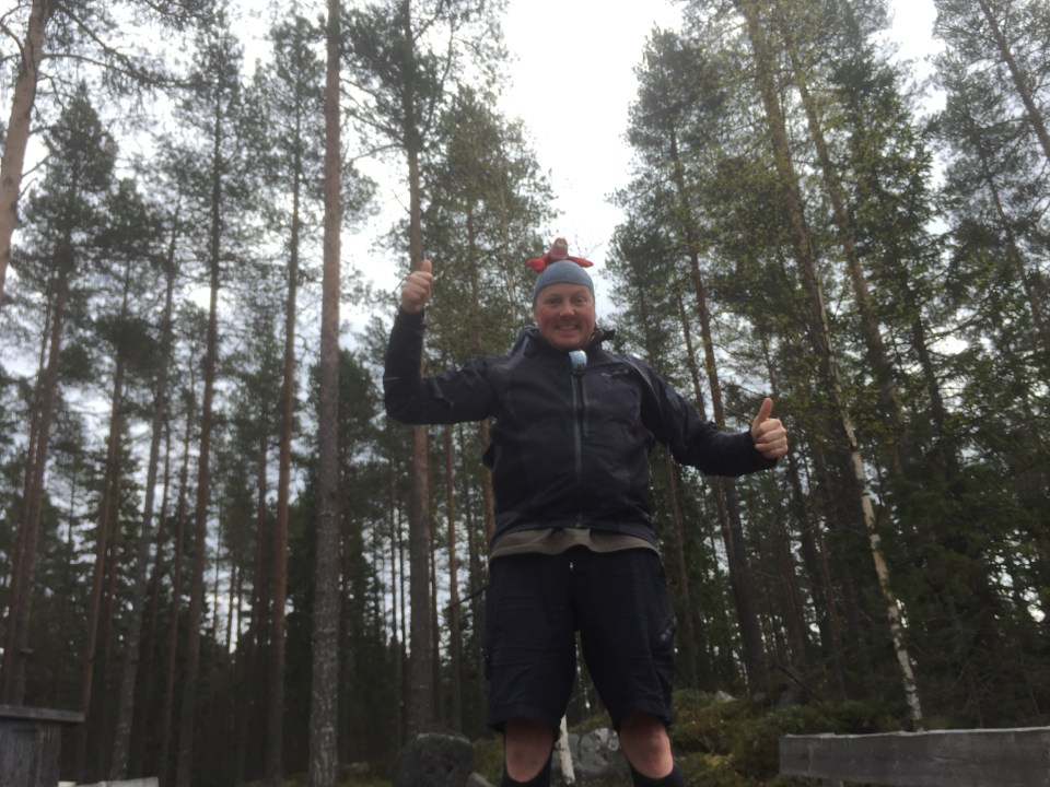 Double thumbs up with Lobster headware