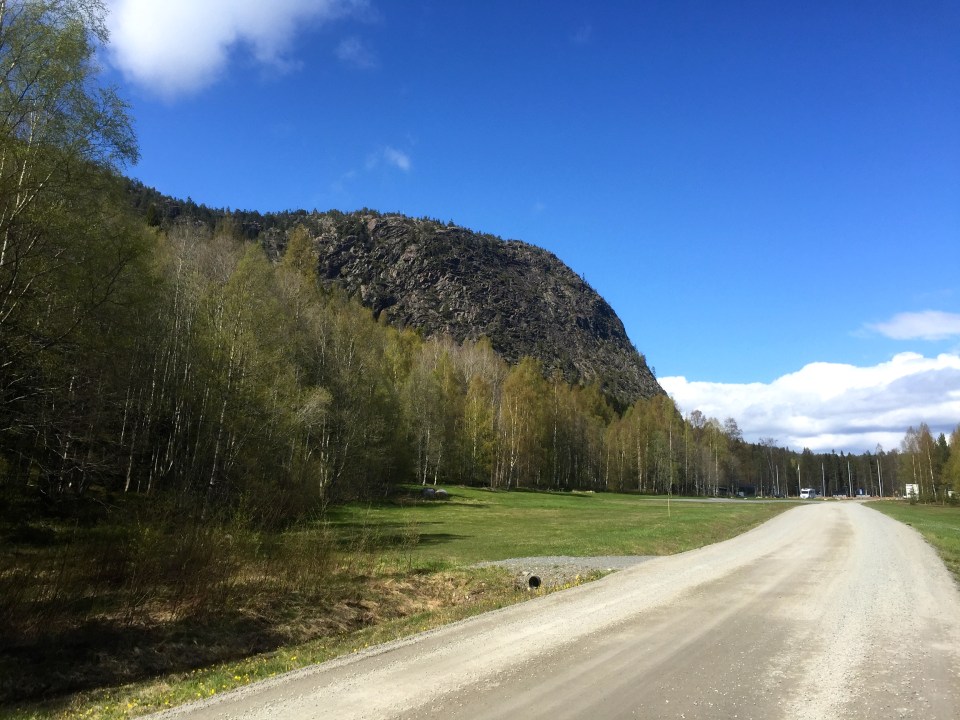 Some dramatic rock faces - there's a via ferrata at this one