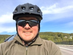 Made it over both bridges, phew, and first day I haven't had to wear a coat!