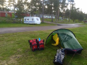 Arrived in Flasians, tent drying out