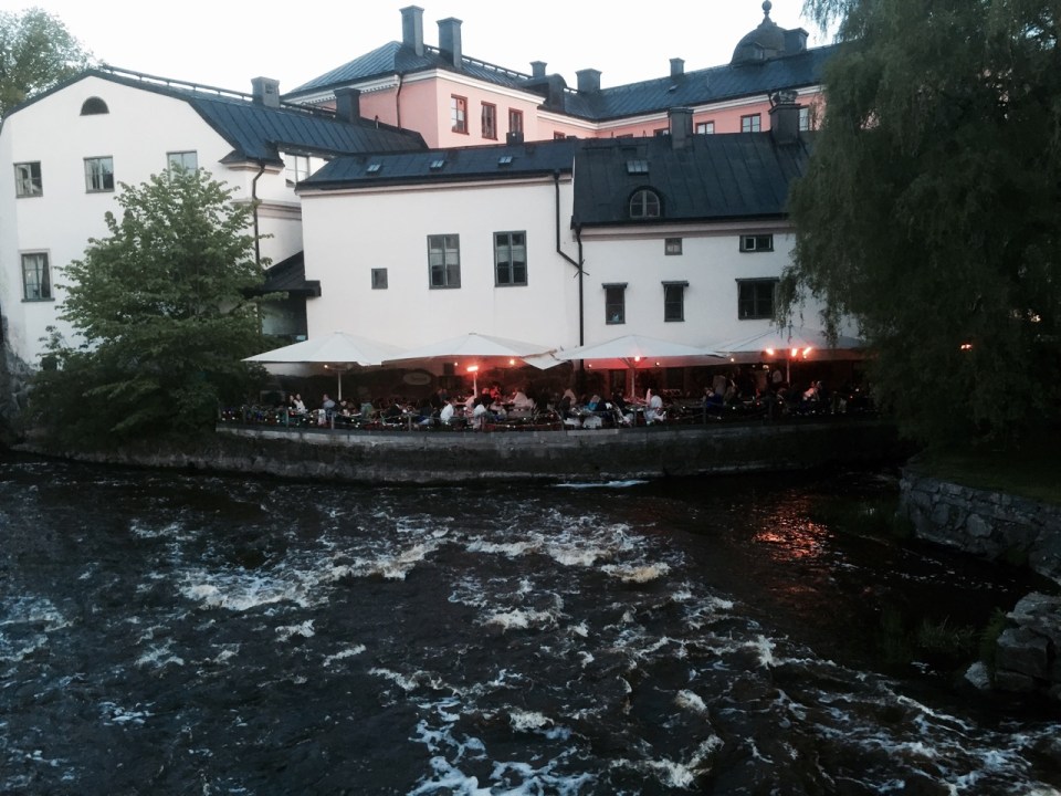 Uppsala - a Greek restaurant down by the river