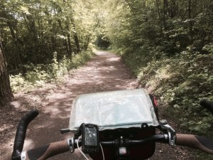 Part of route into Stockholm alongside a lake