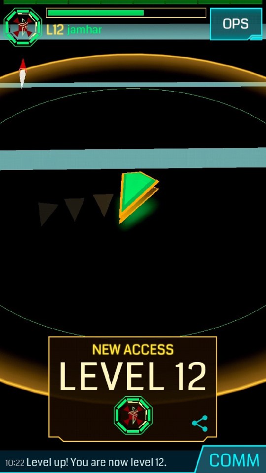 Ingress level 12 - got to 13 by the end of the day
