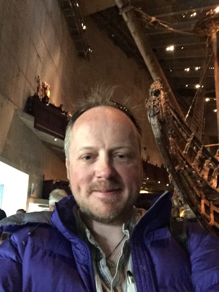 Me at the Vasamuseet