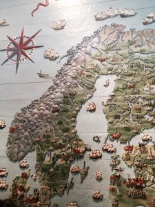 Map from Vasa museum - I've pedalled a long way