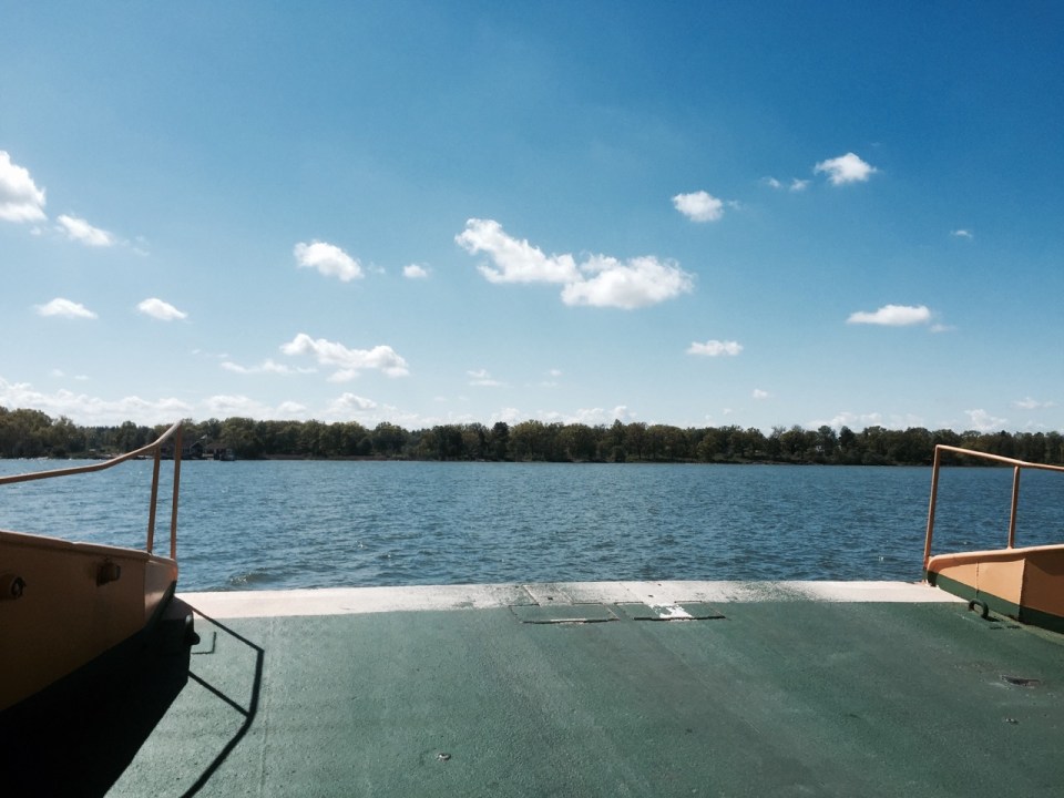 Crossing in progress - only a few hundred metres