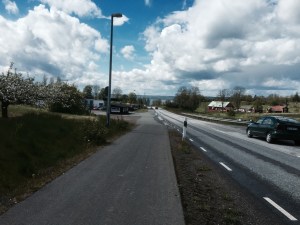 Road to Huskvarna - sun comes out