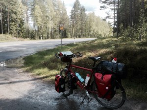 Biscuit break before the push to Varnama
