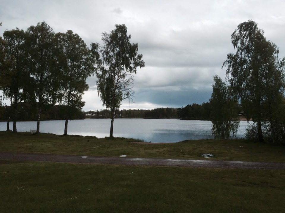 Markaryd Lake - still a bit cold for a dip if you ask me