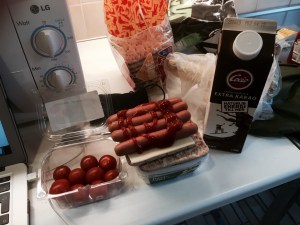 Hearty dinner in Markaryd