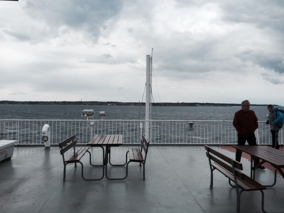 Bit windy above decks!