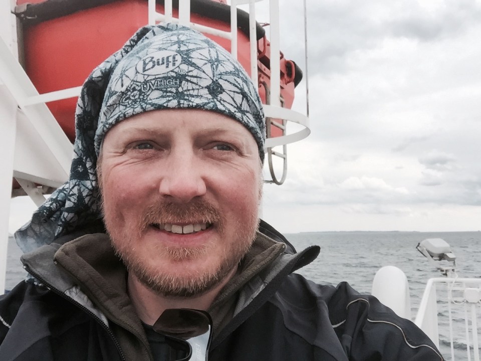 Happy to be on my way to Denmark