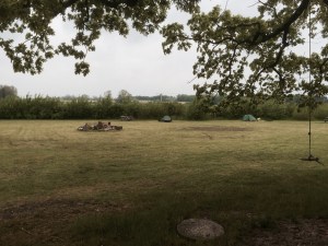 Morning at Koge campsite - dry at the moment