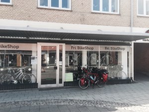 Bike shop for more puncture repair glue