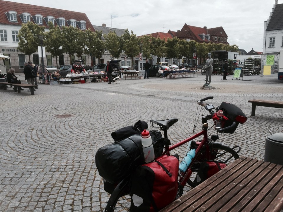 Break in Maribo - market on 2