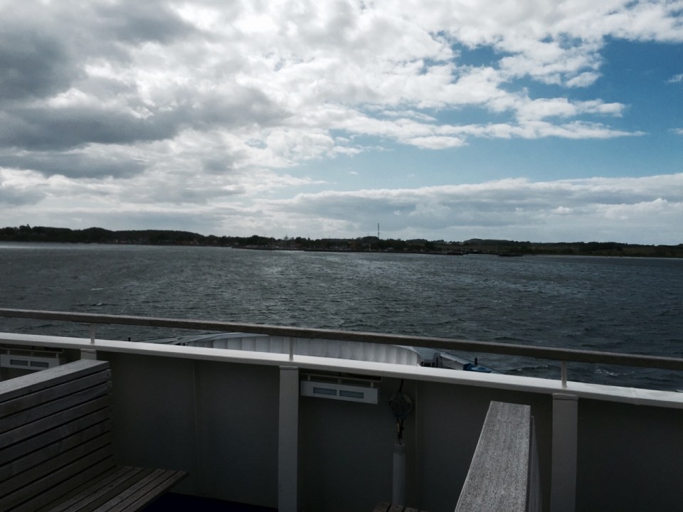 Arriving in Spodsberg, Langeland, 1