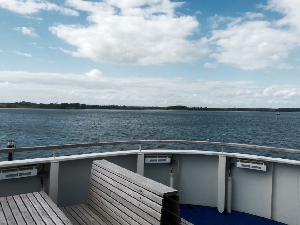 Arriving in Spodsberg, Langeland, 2