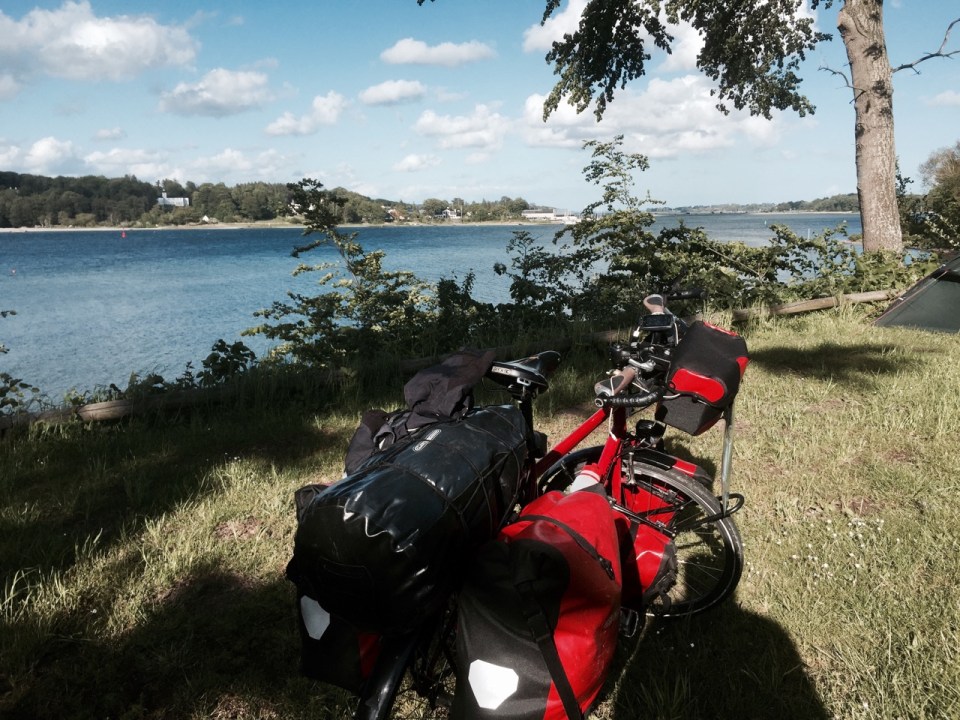 Arrived at Svendborg Sund Campsite - a relief
