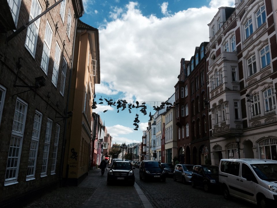 Flensburg - shoes a dangling