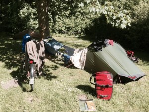 Laundry dome and drying; feeling accomplished