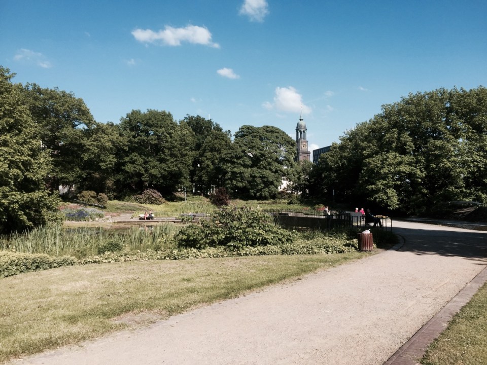 One of Hamburg's many parks