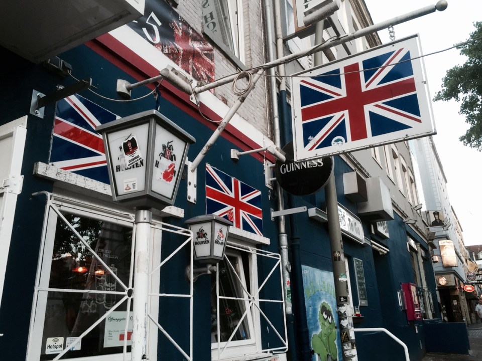 More Union Jacks here than you see in most of the UK