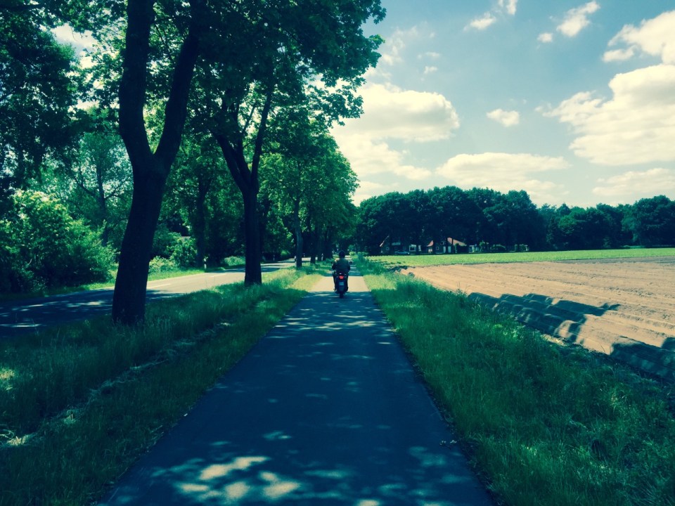 Stuck in traffic on the way to Holland