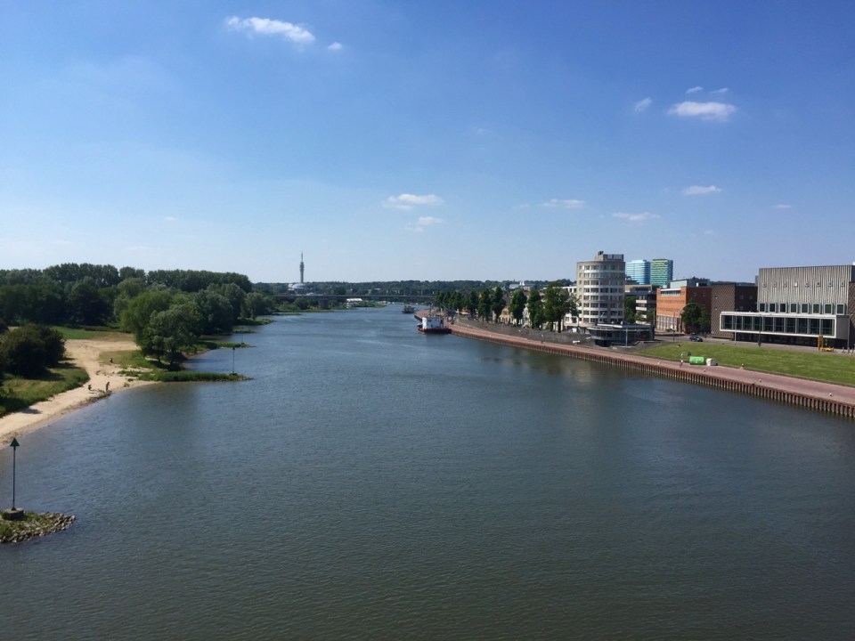 Bridge over the River IJssel in Arnhem