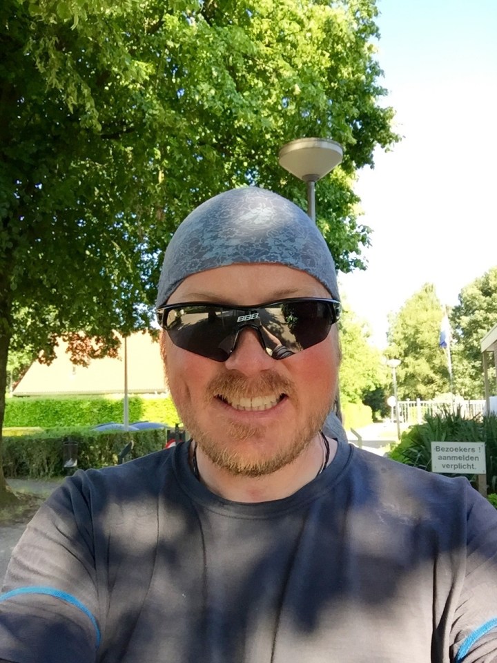 Ready for a hot day; time for the pirate look