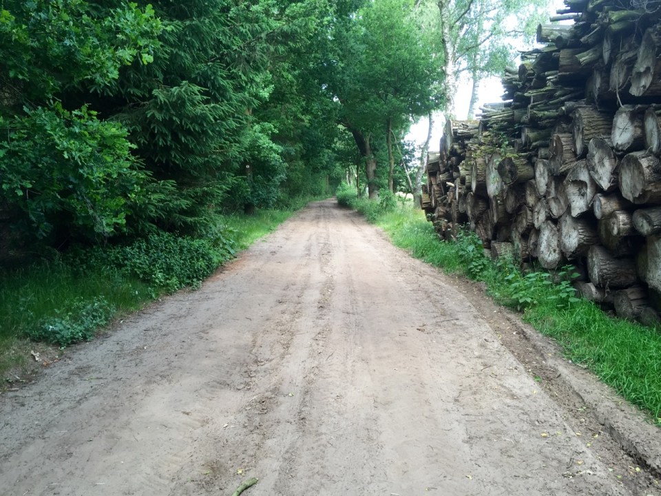 Interesting choice of route from my Garmin to Baasle Hei campsite